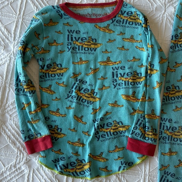 ROWDY SPROUT | Soft Waffle Pajamas Long Johns | Size 4T - Picture 2 of 6